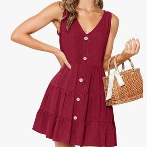 MITILLY Casual T-Shirt dress with two side pockets